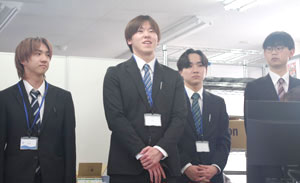 T.Mさんの入社時の自己紹介の様子