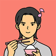 H.Tさんのご飯を食べているアイコン
