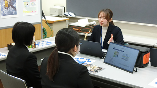 岩手県立大学　合同説明会の様子